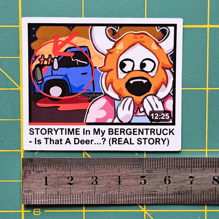 Bergentrück Storytime - Deltarune - Sticker