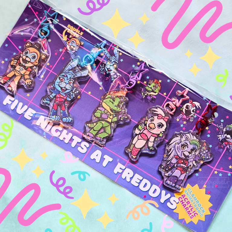 FNAF Security Breach - Acrylic Charm - Blind Bag