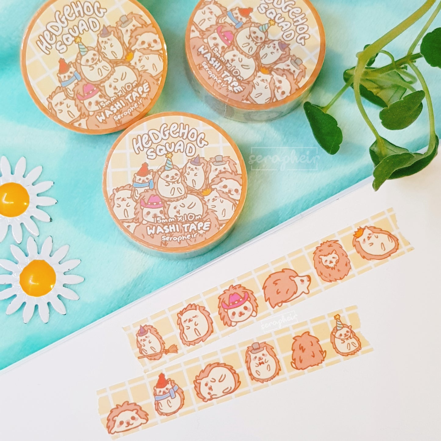 Hedgehog Squad - Washi Tape