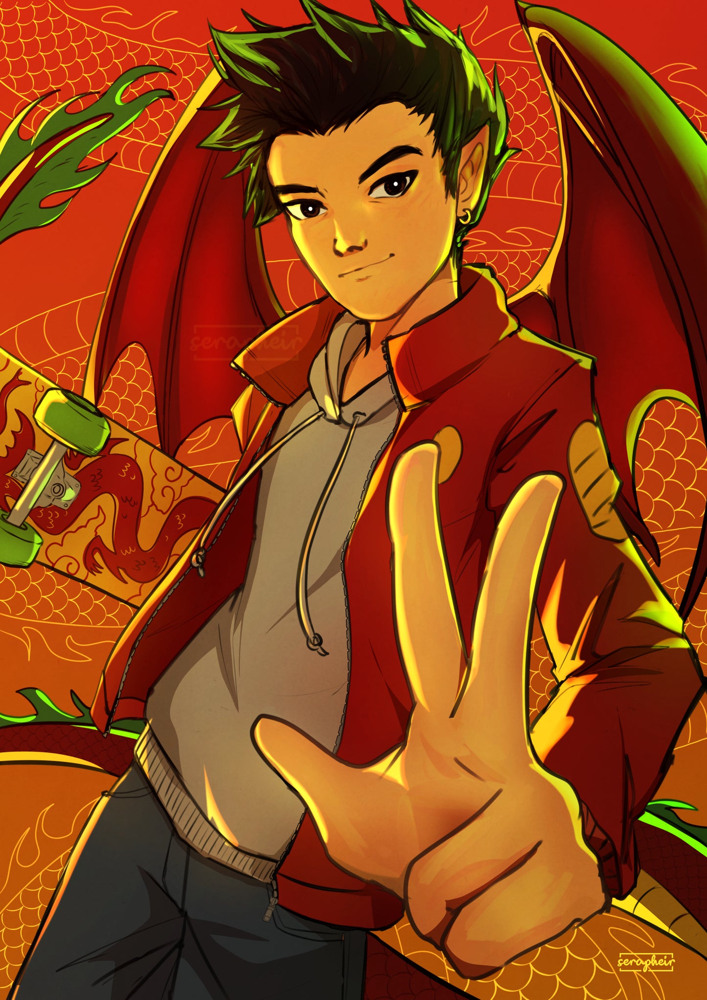 American Dragon Jake Long - Print