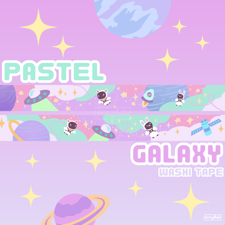 Pastel Galaxy - Washi Tape