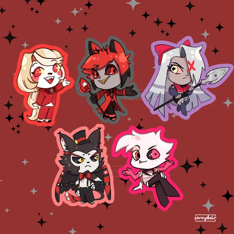 Hazbin Hotel - Stickers