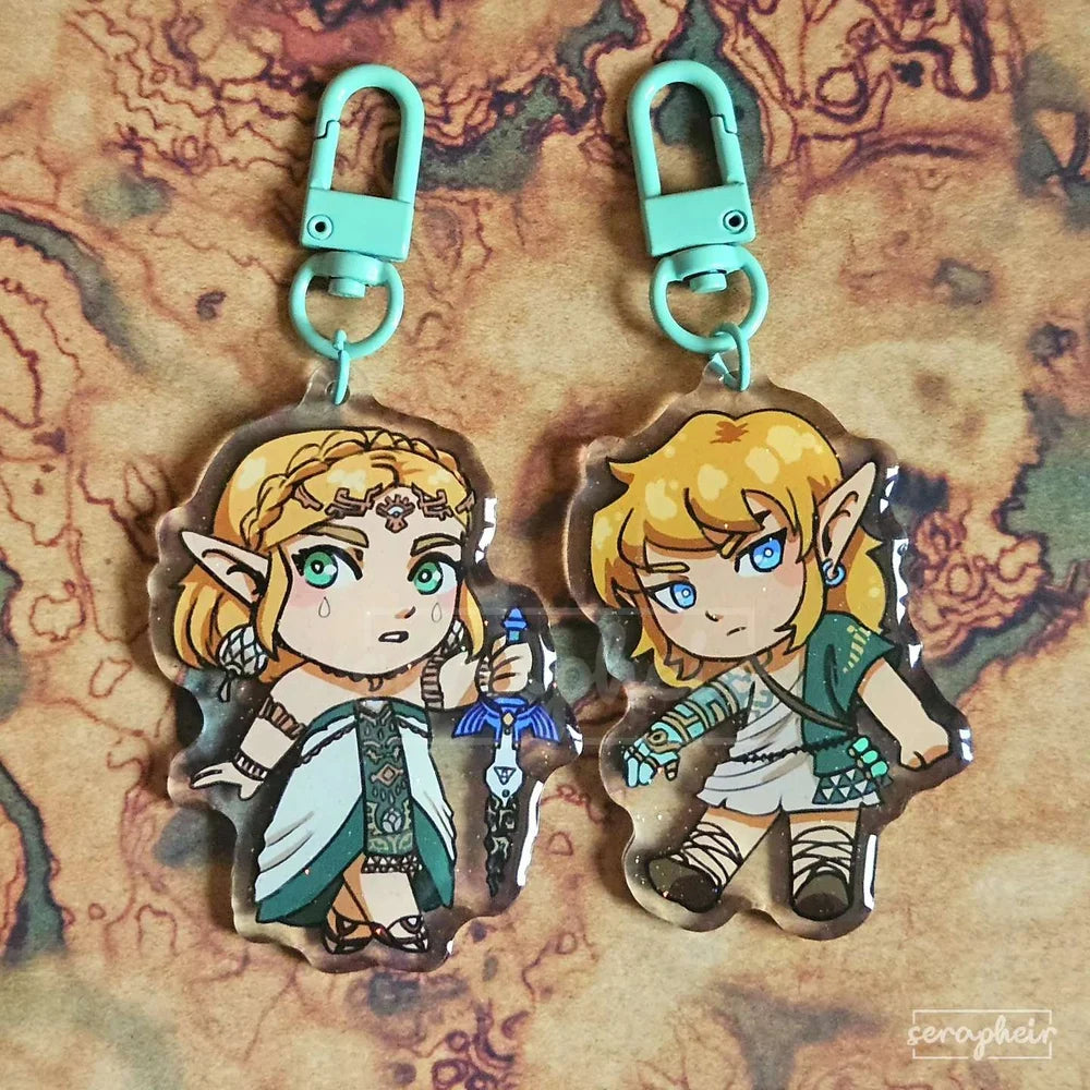 Link & Zelda TOTK - Acrylic Charms