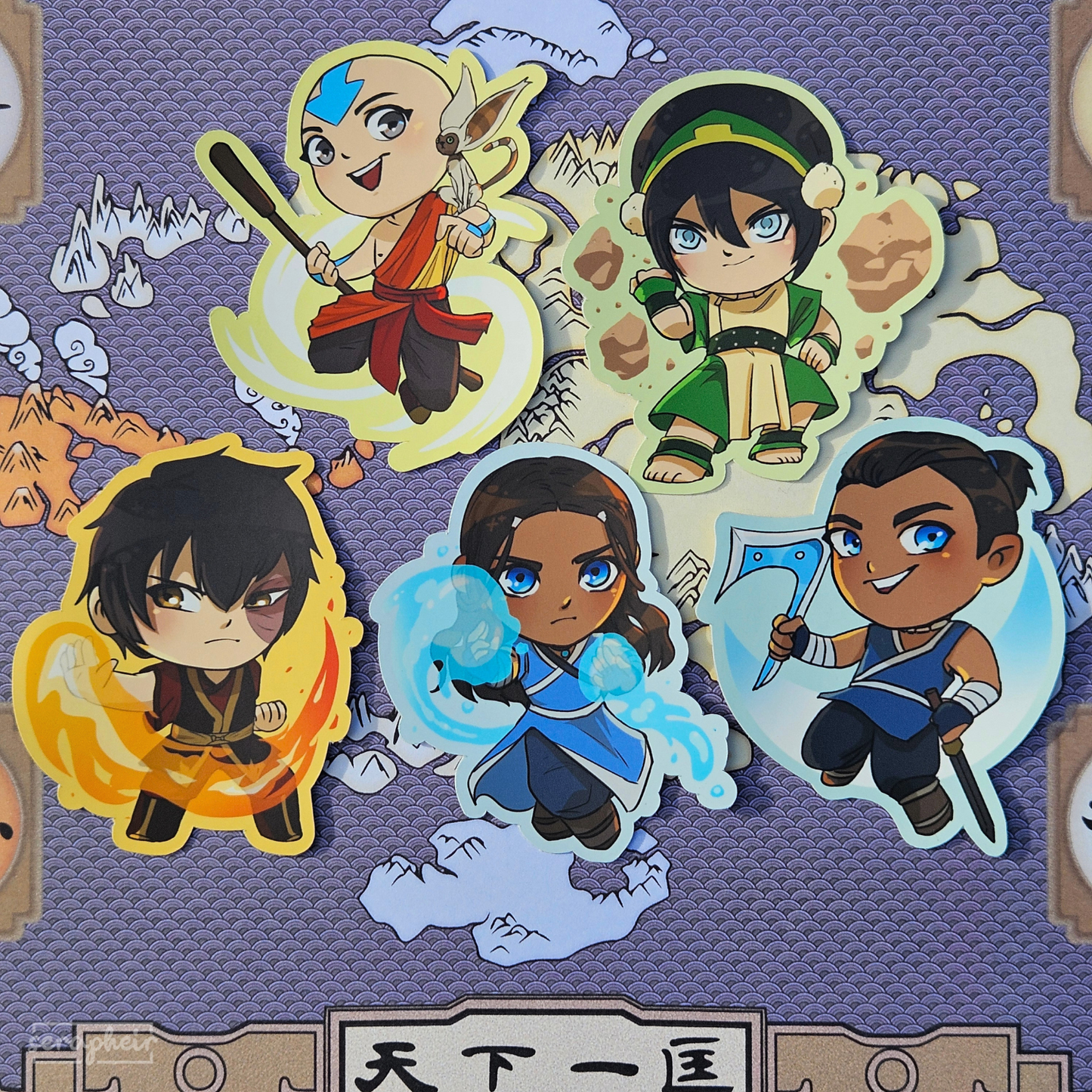The Gaang - ATLA - Stickers