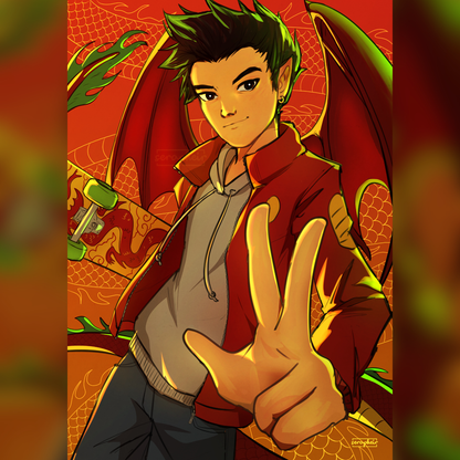 American Dragon Jake Long - Print