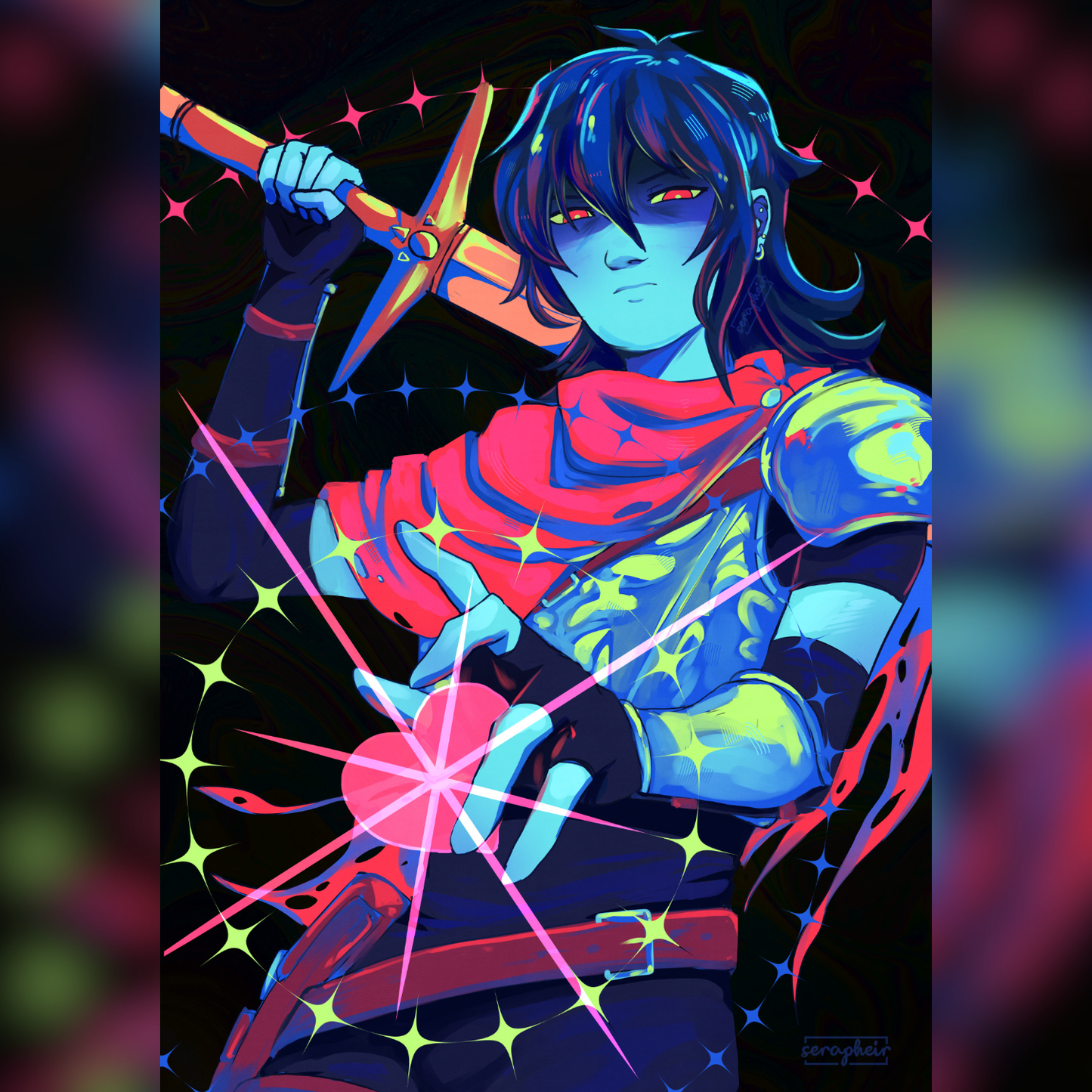 Aura Kris - Deltarune - Print