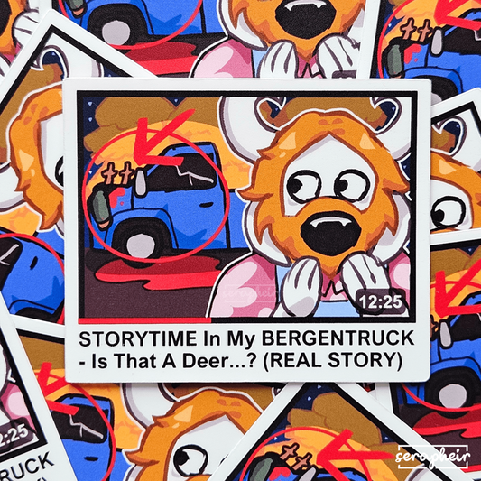 Bergentrück Storytime - Deltarune - Sticker