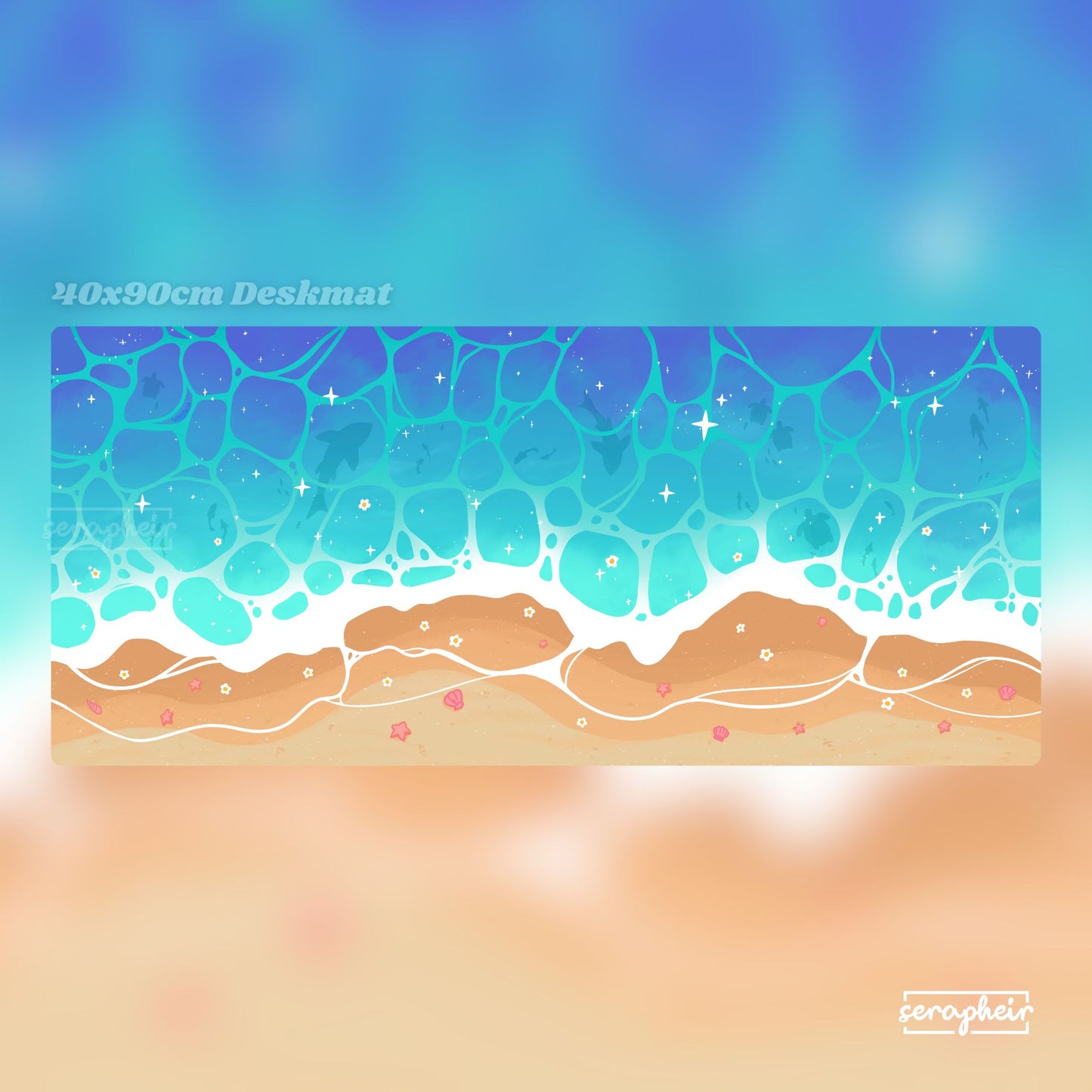 Beached As - Deskmat ⭐ [90x40cm]