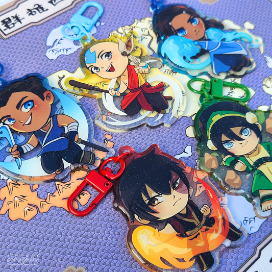 The Gaang - ATLA - Acrylic Charms