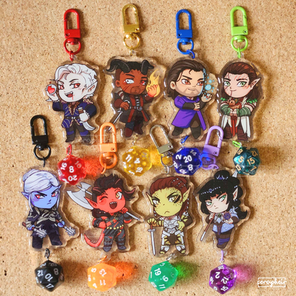 Baldur's Gate 3 🦑 Acrylic Charms
