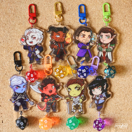 Baldur's Gate 3 🦑 Acrylic Charms