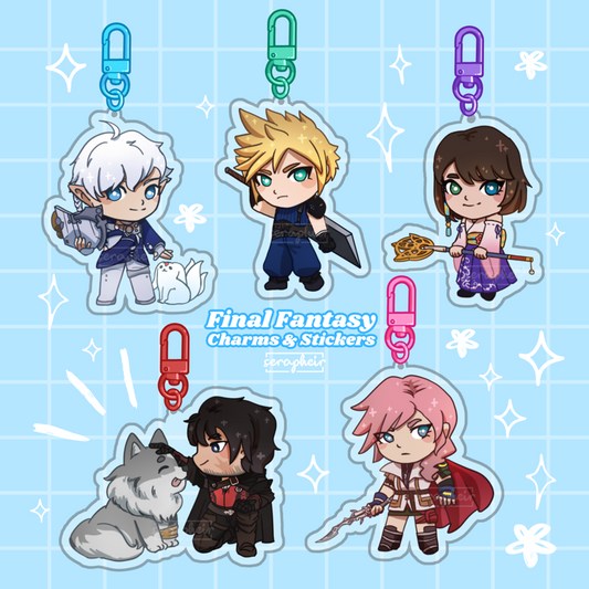 Final Fantasy - Acrylic Charms