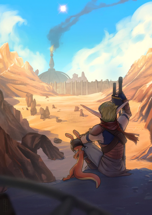The Wasteland - Jak 3 - Print