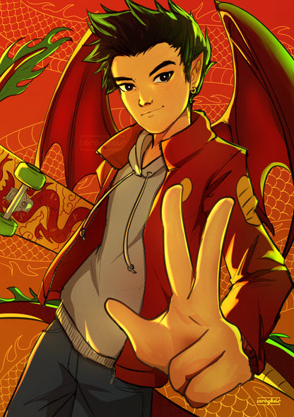 American Dragon Jake Long - Print
