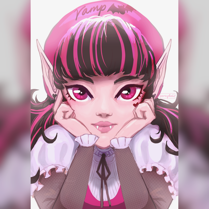 Draculaura - Monster High - Print