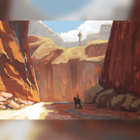 Gerudo Valley - BOTW - Print