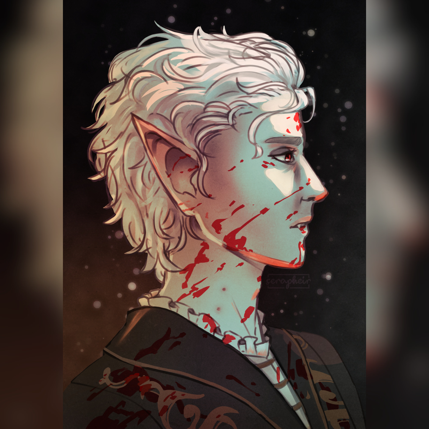 Astarion Portrait - BG3 - Print