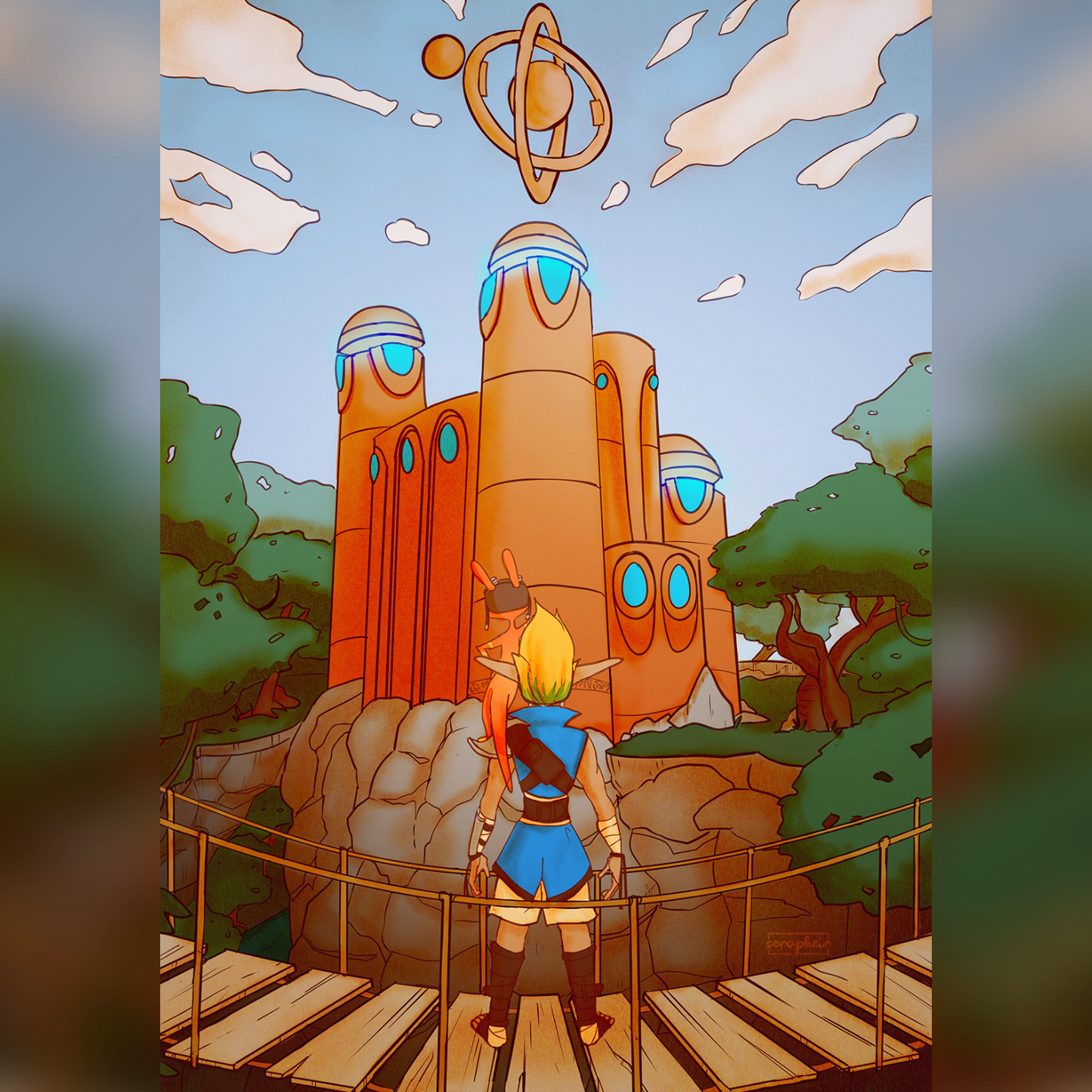 Forbidden Jungle - Jak & Daxter - Print