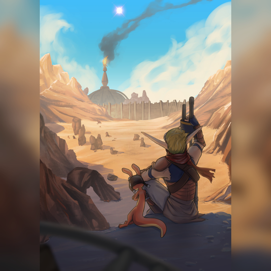 The Wasteland - Jak 3 - Print