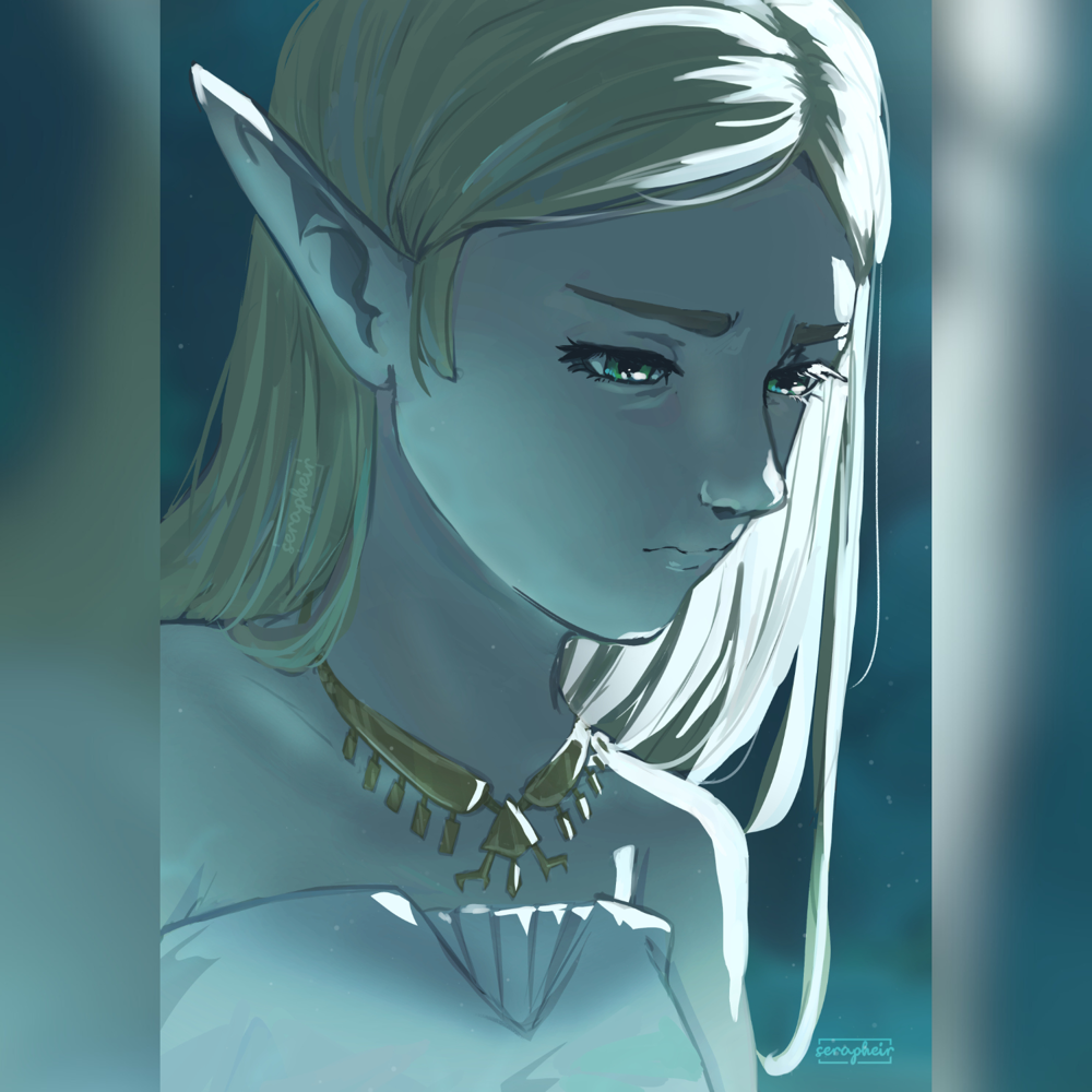 Zelda's Prayer - BOTW - Print