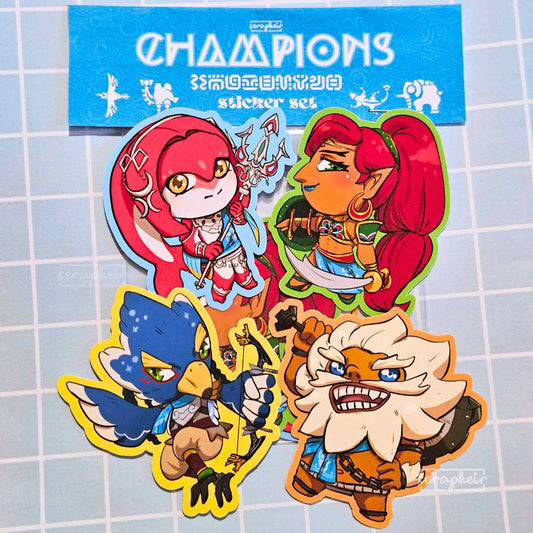 BOTW Champions - Stickers