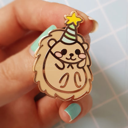 Party Hat Hedgehog - Enamel Pin 🎉