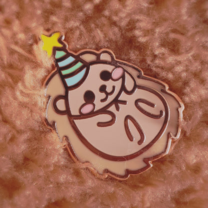 Party Hat Hedgehog - Enamel Pin 🎉