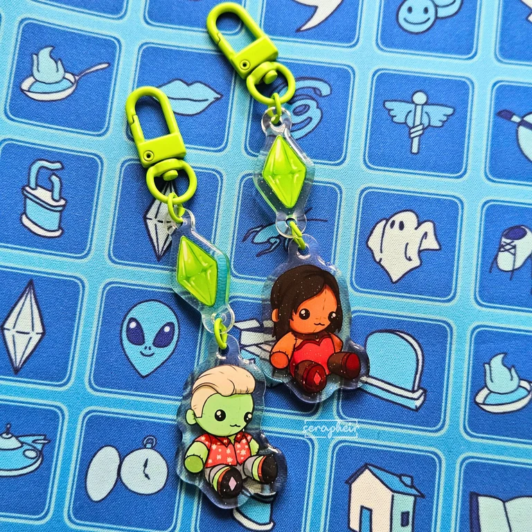 The Sims - Multi-tiered Acrylic Charms