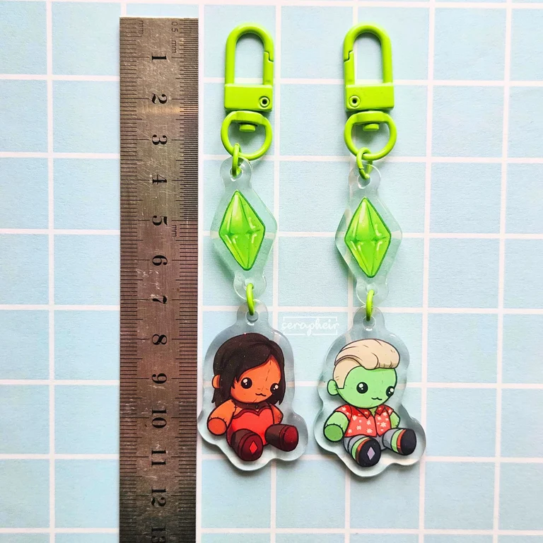 The Sims - Multi-tiered Acrylic Charms