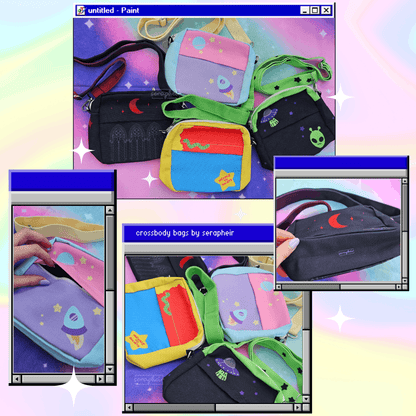 Crossbody Bags 🖤🚀🐛👽