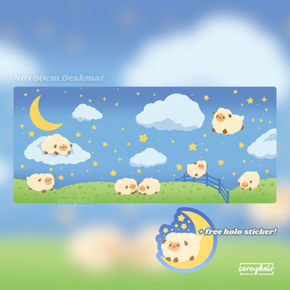 Counting Sheep - Deskmat 🐑 [90x40cm]