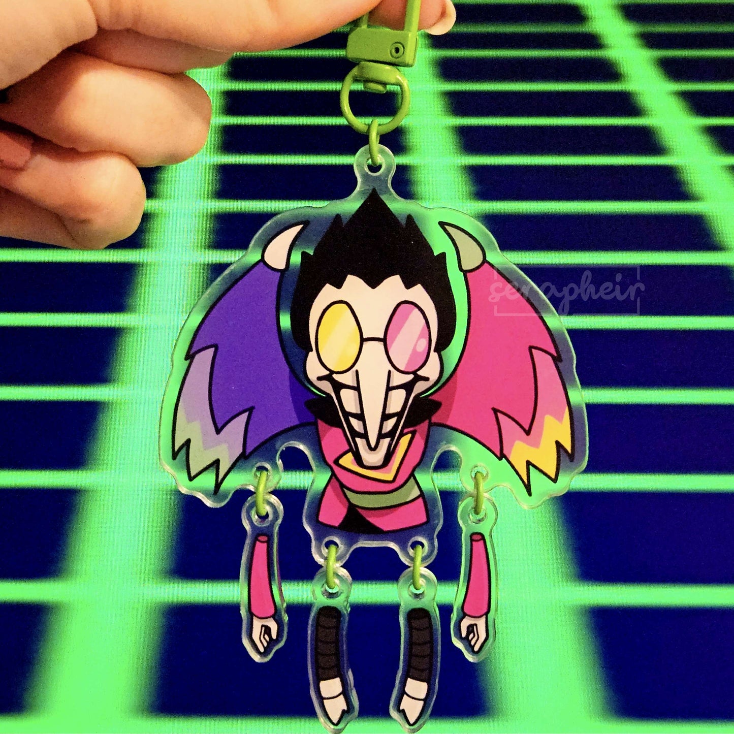 Spamton NEO - Deltarune - Multi-tiered Acrylic Charm