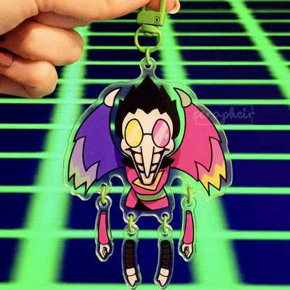 Spamton NEO - Deltarune - Multi-tiered Acrylic Charm