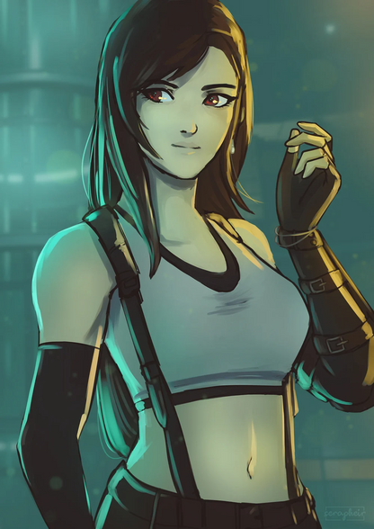 Tifa - FFVII - Print