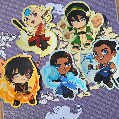 The Gaang - ATLA - Stickers