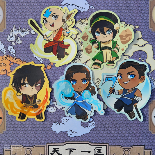 The Gaang - ATLA - Stickers