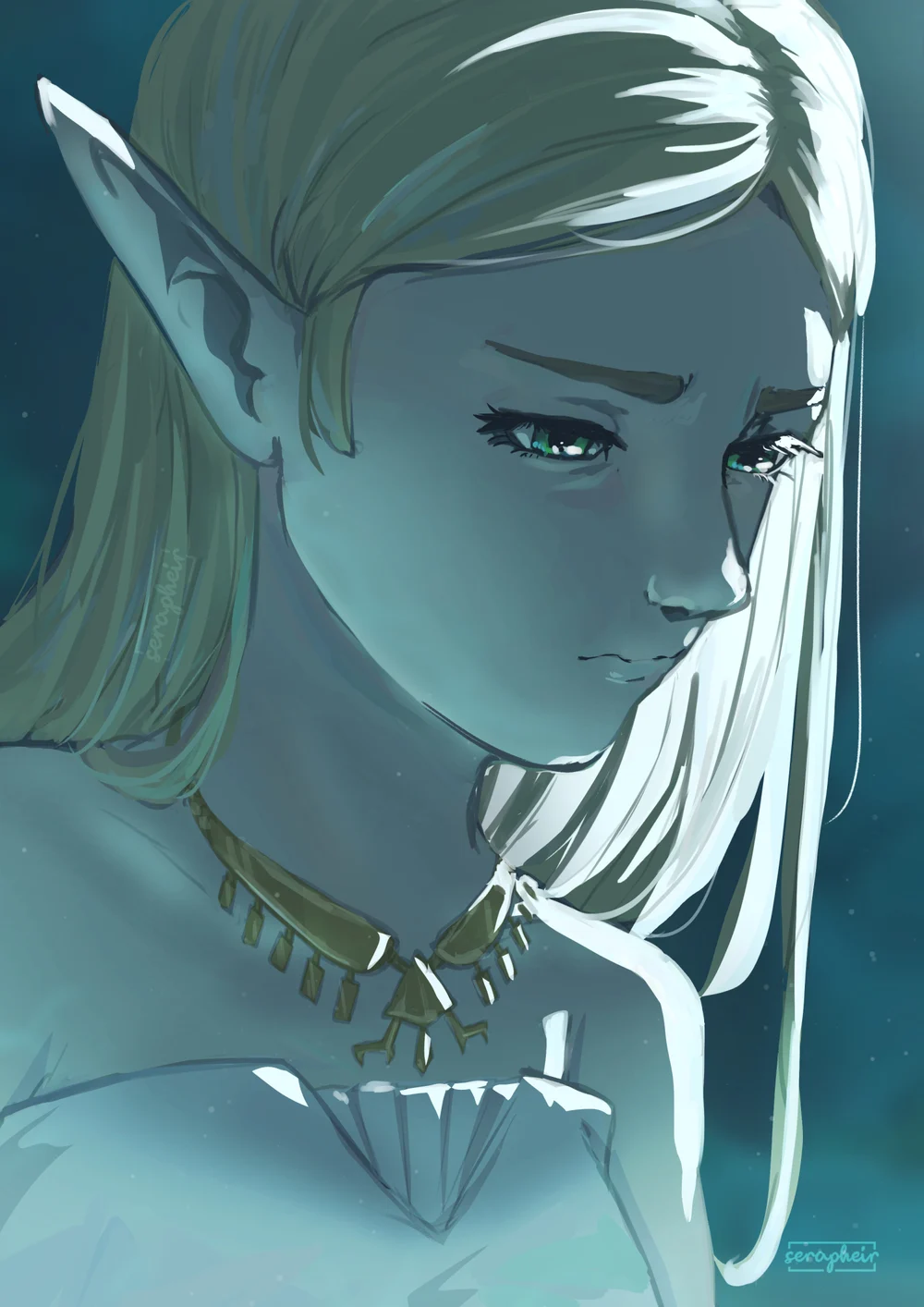 Zelda's Prayer - BOTW - Print