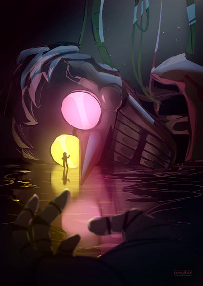 Dial Tone / Spamton - Deltarune - Print