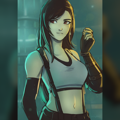 Tifa - FFVII - Print