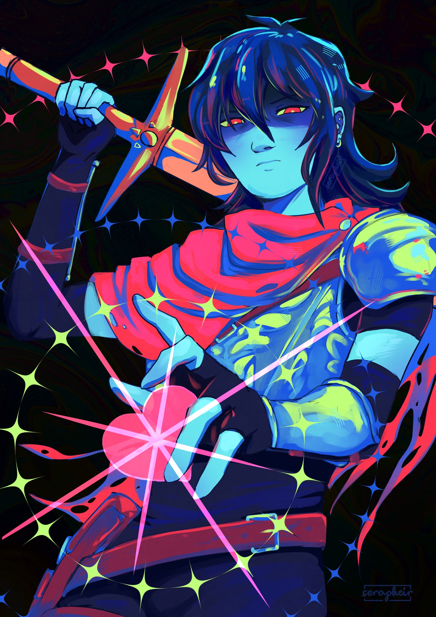 Aura Kris - Deltarune - Print