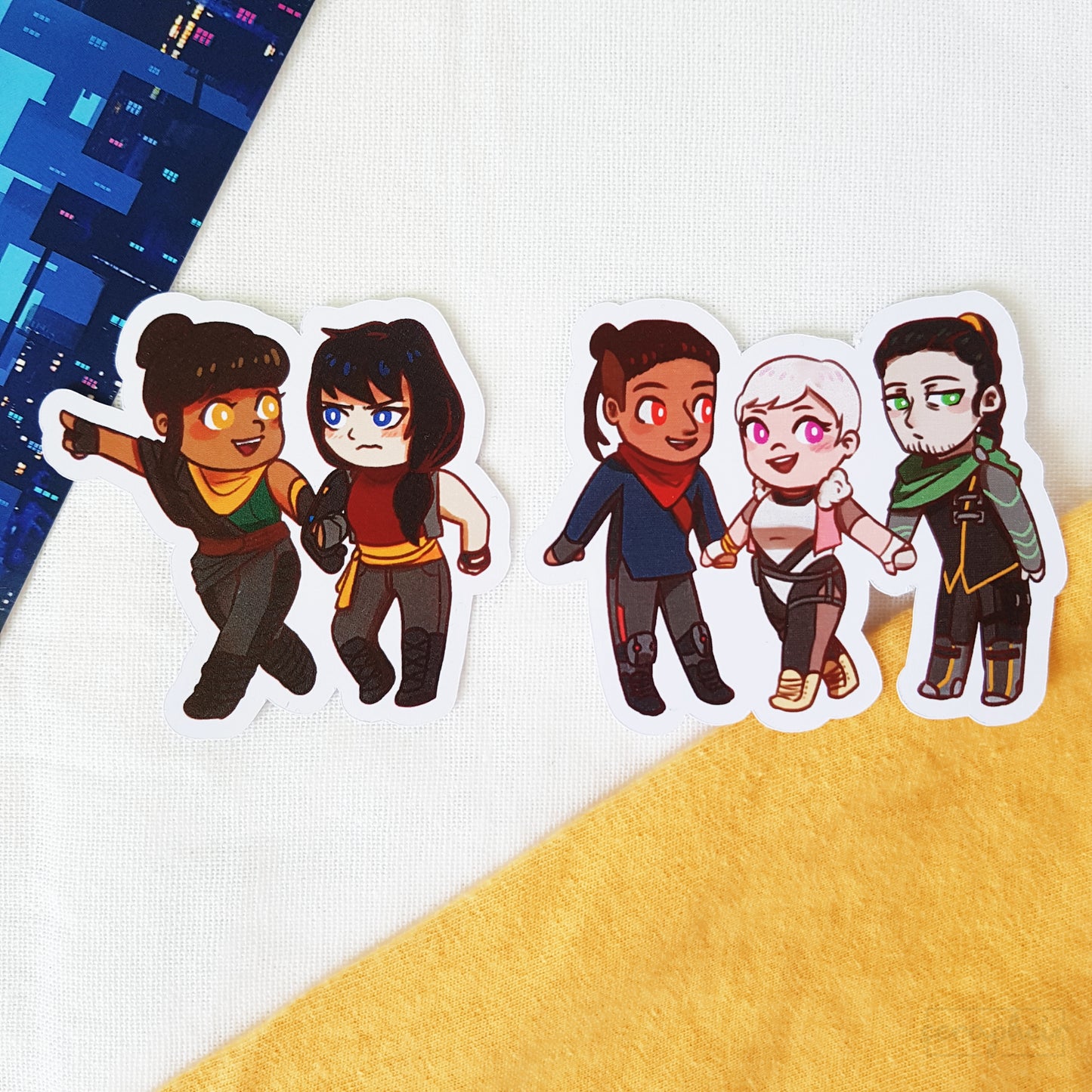 This Is Not The End; - Stickers (set of 2) [OC]